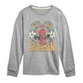 thumbnail image 1 of Marvel Spider-Man - Florals - Toddler And Youth Long Sleeve Graphic T-Shirt, 1 of 5