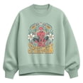 thumbnail image 1 of Marvel - Spider-Man Florals - Women's Oversized Fleece Crew Sweatshirt, 1 of 4