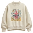 thumbnail image 1 of Marvel - Spider-Man Florals - Women's Oversized Fleece Crew Sweatshirt, 1 of 4