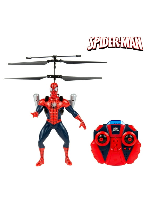 Marvel Spider-Man Flying Figure IR Helicopter