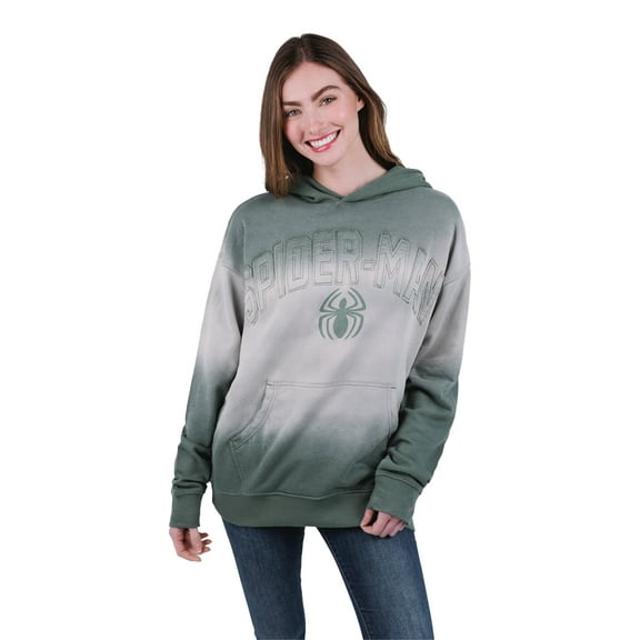 Marvel Spider-Man French Terry Drop Shoulder Pullover Hoodie Adult