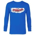 thumbnail image 1 of Marvel Spider-Man: Freshman Year Logo - Long Sleeve T-Shirt for Men – Customized-Royal, 1 of 5