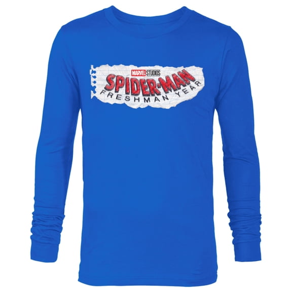 Marvel Spider-Man: Freshman Year Logo - Long Sleeve T-Shirt for Men – Customized-Royal