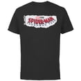 thumbnail image 1 of Marvel Spider-Man: Freshman Year Logo - Short Sleeve Cotton T-Shirt for Adults - Customized-Black, 1 of 5