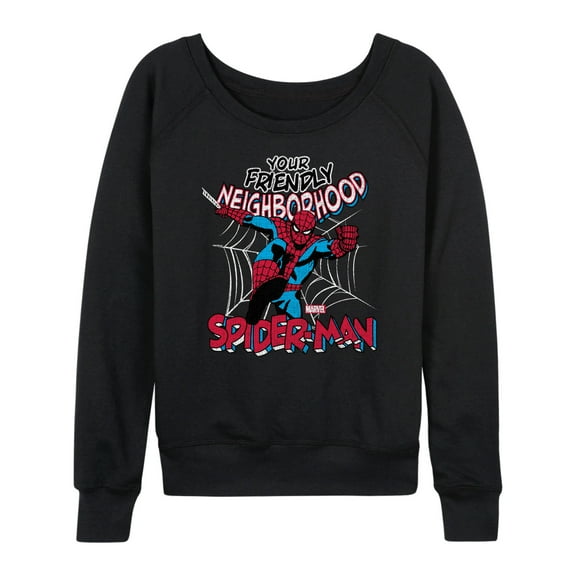 Marvel Spider-Man - Friendly Neighborhood - Ladies French Terry Pullover Sweatshirt