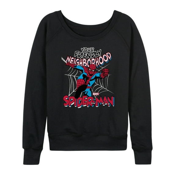 Marvel Spider-Man - Friendly Neighborhood - Ladies French Terry Pullover Sweatshirt