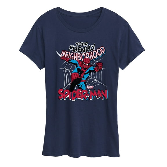 Marvel Spider-Man - Friendly Neighborhood - Ladies Short Sleeve Graphic T-Shirt