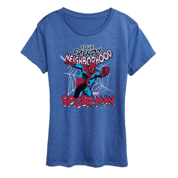Marvel Spider-Man - Friendly Neighborhood - Ladies Short Sleeve Graphic T-Shirt