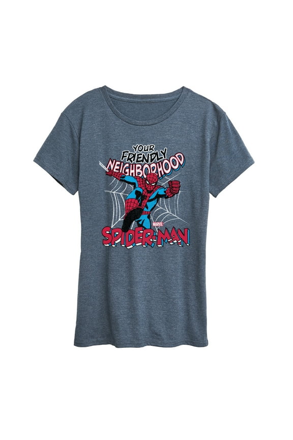 Spider-Man - Friendly Neighborhood - Ladies Short Sleeve Graphic T-Shirt