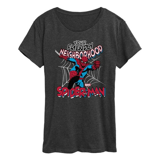 Marvel Spider-Man - Friendly Neighborhood - Ladies Short Sleeve Graphic T-Shirt