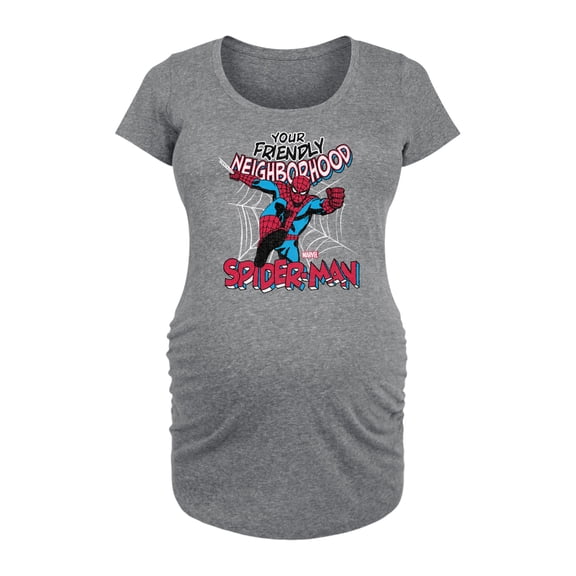 Marvel Spider-Man - Friendly Neighborhood - Maternity Scoop Neck Graphic T-Shirt