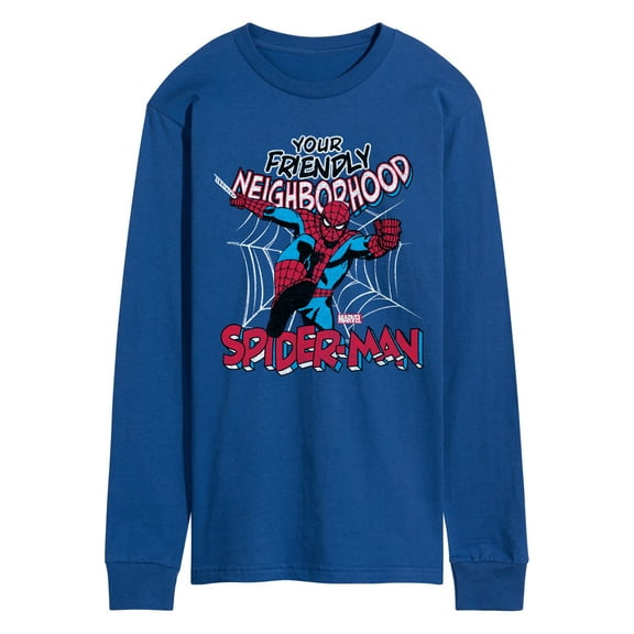 Marvel Spider-Man - Friendly Neighborhood - Men's Long Sleeve Graphic T-Shirt
