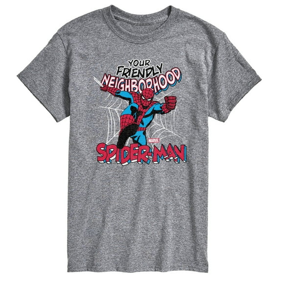 Marvel Spider-Man - Friendly Neighborhood - Men's Short Sleeve Graphic T-Shirt