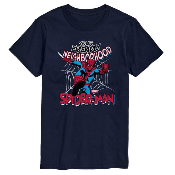 Marvel Spider-Man - Friendly Neighborhood - Men's Short Sleeve Graphic T-Shirt