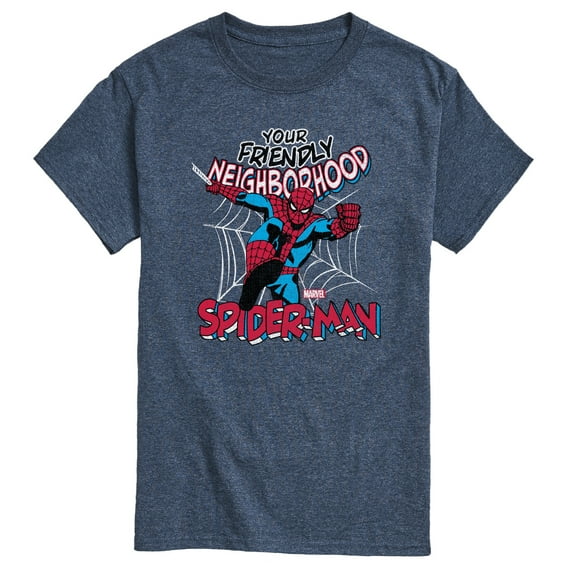 Marvel Spider-Man - Friendly Neighborhood - Men's Short Sleeve Graphic T-Shirt