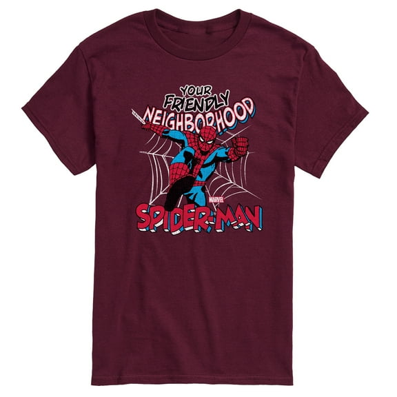 Marvel Spider-Man - Friendly Neighborhood - Men's Short Sleeve Graphic T-Shirt