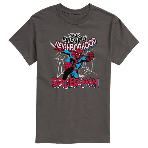 Marvel Spider-Man - Friendly Neighborhood - Men's Short Sleeve Graphic T-Shirt