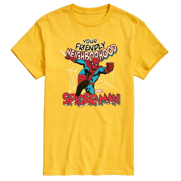 Marvel Spider-Man - Friendly Neighborhood - Men's Short Sleeve Graphic T-Shirt