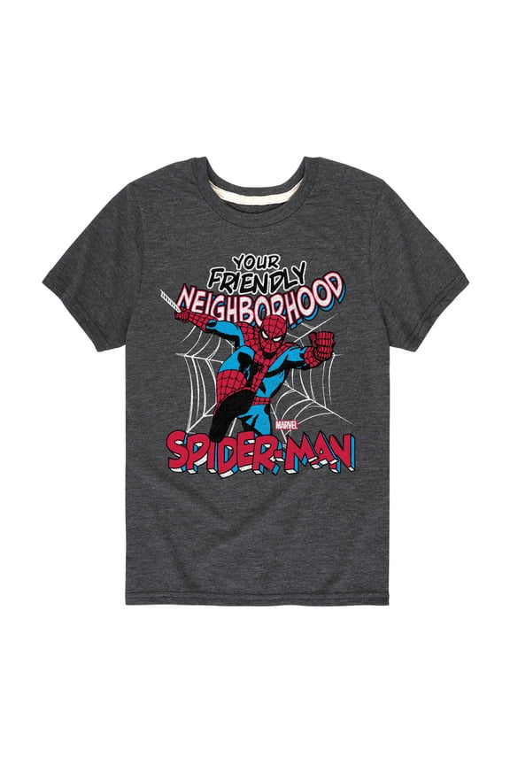 Spider-Man - Friendly Neighborhood - Toddler And Youth Short Sleeve Graphic T-Shirt