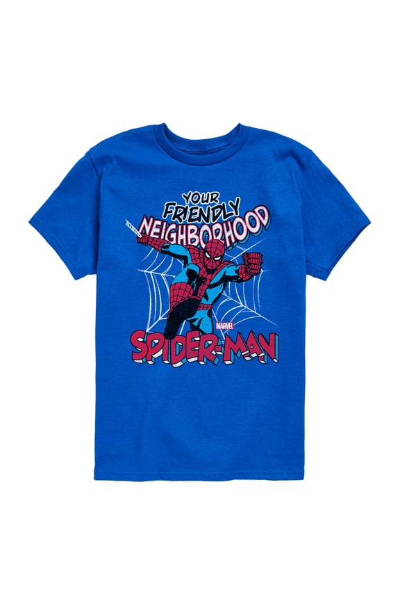 Spider-Man - Friendly Neighborhood - Toddler And Youth Short Sleeve Graphic T-Shirt