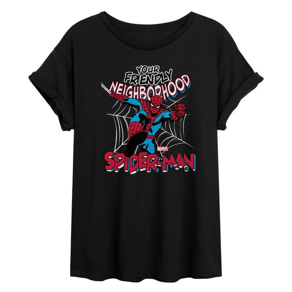 Marvel Spider-Man - Friendly Neighborhood - Women's Oversized Graphic T-Shirt