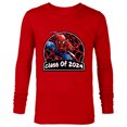 thumbnail image 1 of Marvel Spider-Man Graduation Congrats New Grad Class of 2024 - Long Sleeve T-Shirt for Men - Customized-New Red, 1 of 5