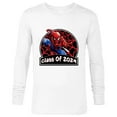 thumbnail image 1 of Marvel Spider-Man Graduation Congrats New Grad Class of 2024 - Long Sleeve T-Shirt for Men - Customized-White, 1 of 5