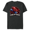 thumbnail image 1 of Marvel Spider-Man Graduation Congrats New Grad Class of 2024 - Short Sleeve Blended T-Shirt for Adults - Customized-Dark Heather, 1 of 5