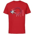 thumbnail image 1 of Marvel Spider-Man Great Power Web Shooter Data Readout - Short Sleeve Cotton T-Shirt for Adults - Customized-Red, 1 of 5