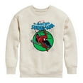 thumbnail image 1 of Marvel - Spider-Man Green Circle - Youth Crew Fleece Sweatshirt, 1 of 4
