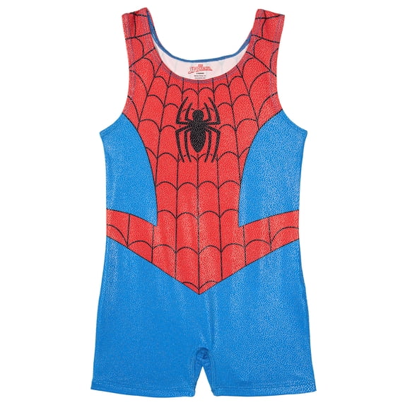 Marvel Spider-Man Gymnastics Leotard Cosplay Romper Toddler to Little Kid
