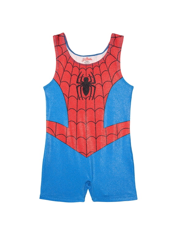 Spider-Man Gymnastics Leotard Cosplay Romper Toddler to Little Kid