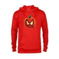 thumbnail image 1 of Marvel Spider-Man Halloween Spooky Pumpkin Jack-o’-Lantern - Pullover Hoodie for Adults - Customized-Red, 1 of 5