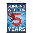 thumbnail image 1 of Marvel Spider-Man - Happy 5th Birthday Wall Poster with Magnetic Frame, 22.375" x 34", 1 of 6