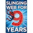 thumbnail image 1 of Marvel Spider-Man - Happy 9th Birthday Wall Poster, 14.725" x 22.375", 1 of 3