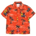 thumbnail image 1 of Marvel Spider-Man Toddler Boys' Button Front Hawaiian Shirt Apricot, 1 of 6
