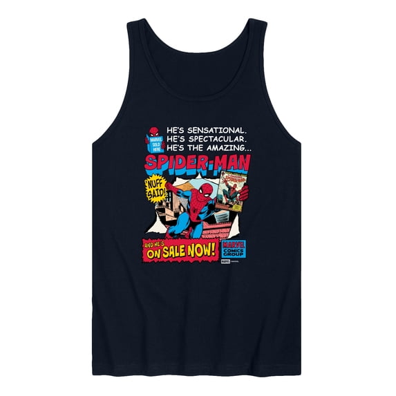 Marvel - Spider-Man He's Sensational Comic - Men's Sleeveless Graphic Tank