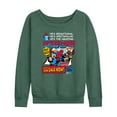 thumbnail image 1 of Marvel - Spider-Man He's Sensational Comic - Women's French Terry Long Sleeve Pullover, 1 of 4