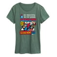 thumbnail image 1 of Marvel - Spider-Man He's Sensational Comic - Women's Short Sleeve Graphic T-Shirt, 1 of 4
