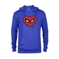 thumbnail image 1 of Marvel Spider-Man Heart - Pullover Hoodie for Adults - Customized-Royal, 1 of 5