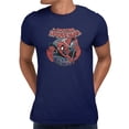 thumbnail image 1 of Marvel Spider-Man Hero Mode Vintage Mens T-Shirt (Navy, S-XXXL), 1 of 4