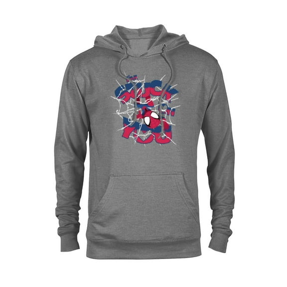 Marvel Spider-Man I'm Stuck on You Valentine's Day - Pullover Hoodie for Adults - Customized-Athletic Heather