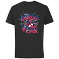 thumbnail image 1 of Marvel Spider-Man I'm Stuck on You Valentine's Day - Short Sleeve Cotton T-Shirt for Adults - Customized-Black, 1 of 5