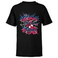 thumbnail image 1 of Marvel Spider-Man I'm Stuck on You Valentine's Day - Short Sleeve T-Shirt for Kids - Customized-Black, 1 of 5