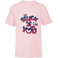 thumbnail image 1 of Marvel Spider-Man I'm Stuck on You Valentine's Day - Short Sleeve T-Shirt for Kids - Customized-Soft Pink, 1 of 5