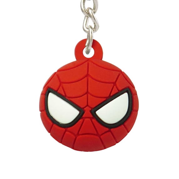 Marvel, Spider-Man Icon Ball Key Chain, 3-inch, Soft PVC - Walmart.com
