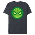 thumbnail image 1 of Marvel Spider-Man Icon Clovers Shamrock St Patrick’s Day - Short Sleeve Blended T-Shirt for Adults - Customized-Navy Heather, 1 of 5