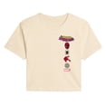 thumbnail image 1 of Marvel - Spider-Man Icons - Juniors Cropped Graphic T-Shirt, 1 of 4