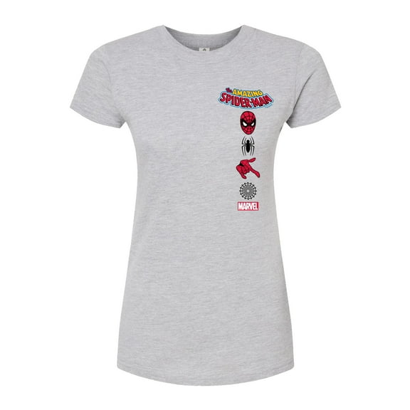 Marvel Spider-Man - Icons - Juniors Fitted Graphic T-Shirt