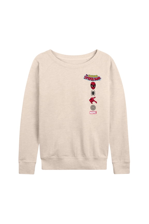 Spider-Man - Icons - Ladies French Terry Pullover Long Sleeve Shirt